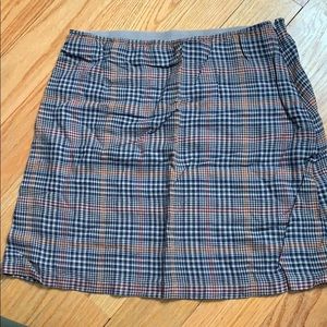 Plaid Miniskirt